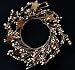 Teastain Pip Berry & Rusty Star Ring Mini Wreath Country Primitive Floral Décor