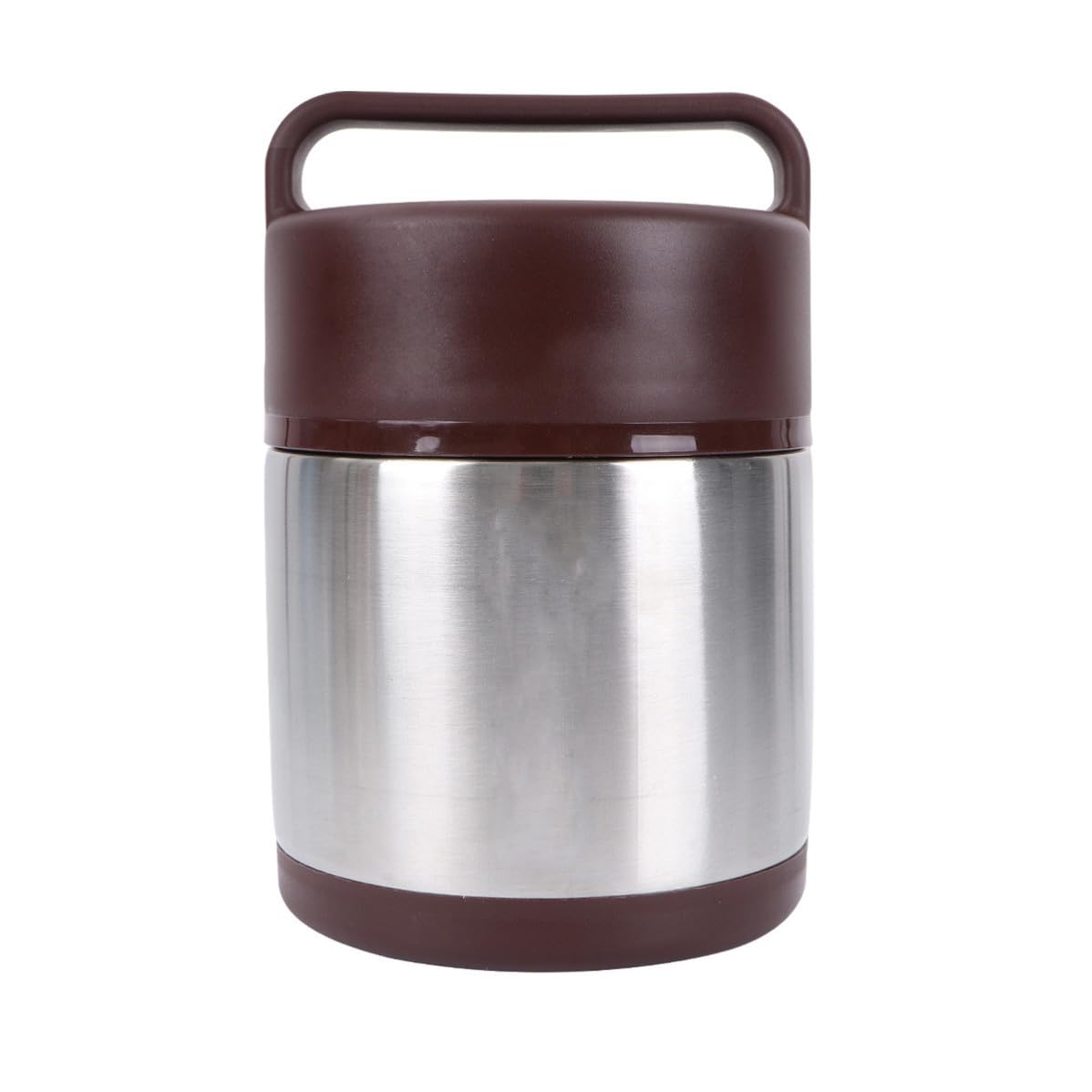 KICHOUSE Fiambrera Térmica de Acero Inoxidable Doble Capa y Capacidad de 2l, Diseño Tapa de Cierre Rápido para Oficina y Viajes