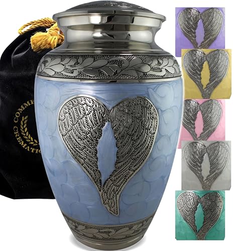 Image of Angel Blue Cremation Urns for Human Ashes Adult Male Urns for Ashes