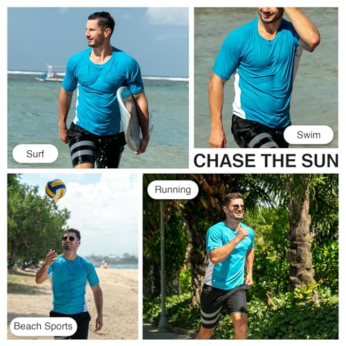 Image of Kanu Surf Men's CB Rashguard UPF 50+ Swim Tee