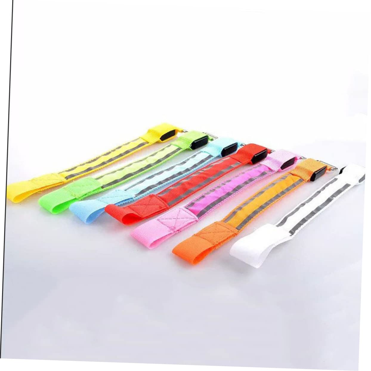 Kisangel Bracelet LED Réfléchissant Et Brassard Lumineux en Nylon LED Équipement De Course De Nuit en Tissu