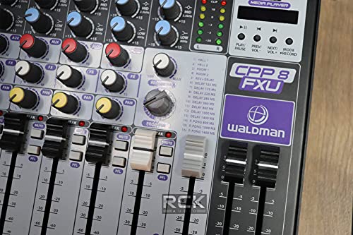 Mesa de Som Clear Pod Pro Waldman de 8 Canais CPP-8FXU