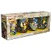 Zak Designs MRTI-4241 Marvel Comics Retro Glass Tumbler (Set of 4), 16 oz, Multicolor
