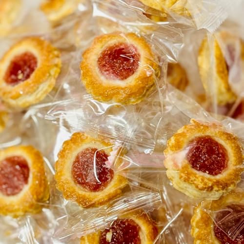 【大容量50個入り】ジャムパイ風クッキー 個包装 サクサクパイ生地と甘酸っぱいジャム おやつ お茶請け パーティー用のサムネイル