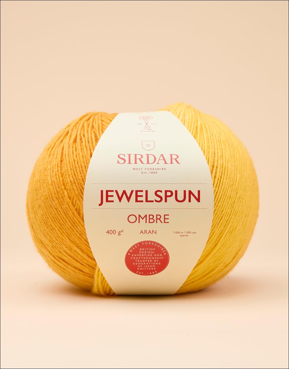 Sirdar Jewelspun Ombre Golden Sun pelote de laine acrylique multicolore