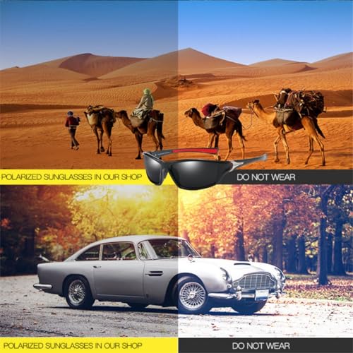 Image of Oligitdi Polarized Cycling Riding Glasses Sports Sunglasses Men Women for Moutain Baseball MTB Bicycle Riding Sports Sunglass | Driving Clear Vision | Car Driving | Bike Riding Glasses