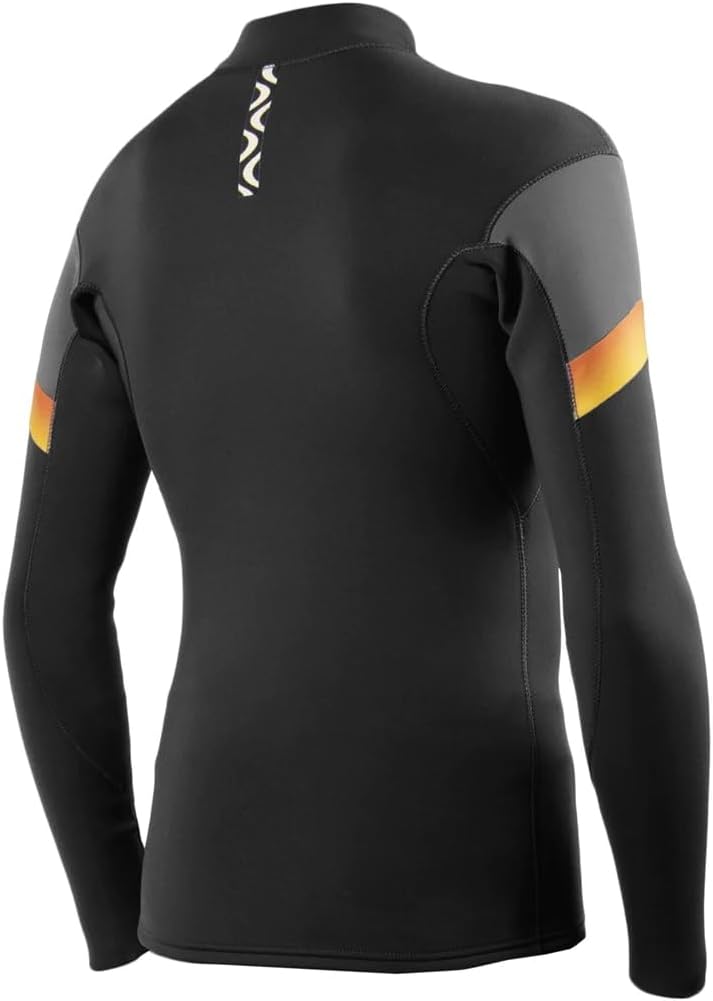 7 Seas Boys Raditude 2mm Front Zip Wetsuit Jacket Gunmetal 6