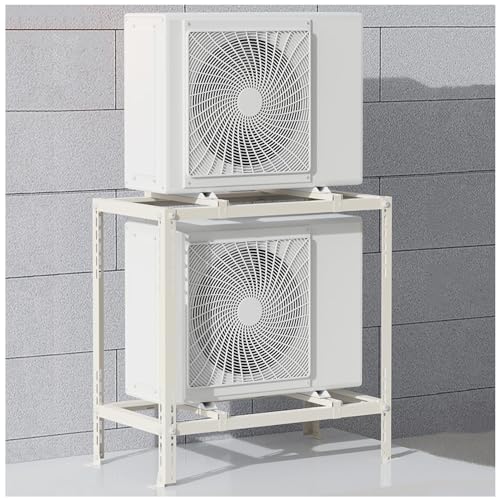 Staffa di montaggio universale per condizionatore d'aria esterna e supporto a terra per unità mini split - Base di supporto resistente per apparecchiature a pompa di calore