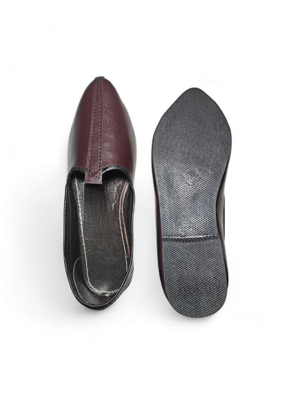 Image of Elite Men's Ethnic Mojari Black Premium Handmade Traditional Footwear