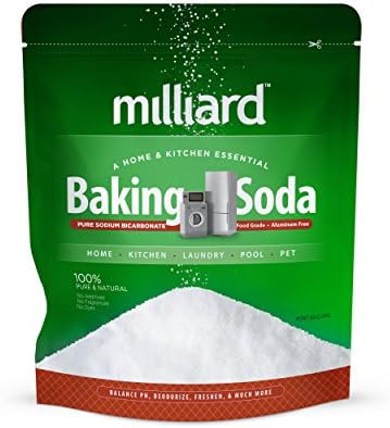 Milliard 5lbs Baking Soda / Sodium Bicarbonate USP - 5 Pound Bulk Resealable Bag