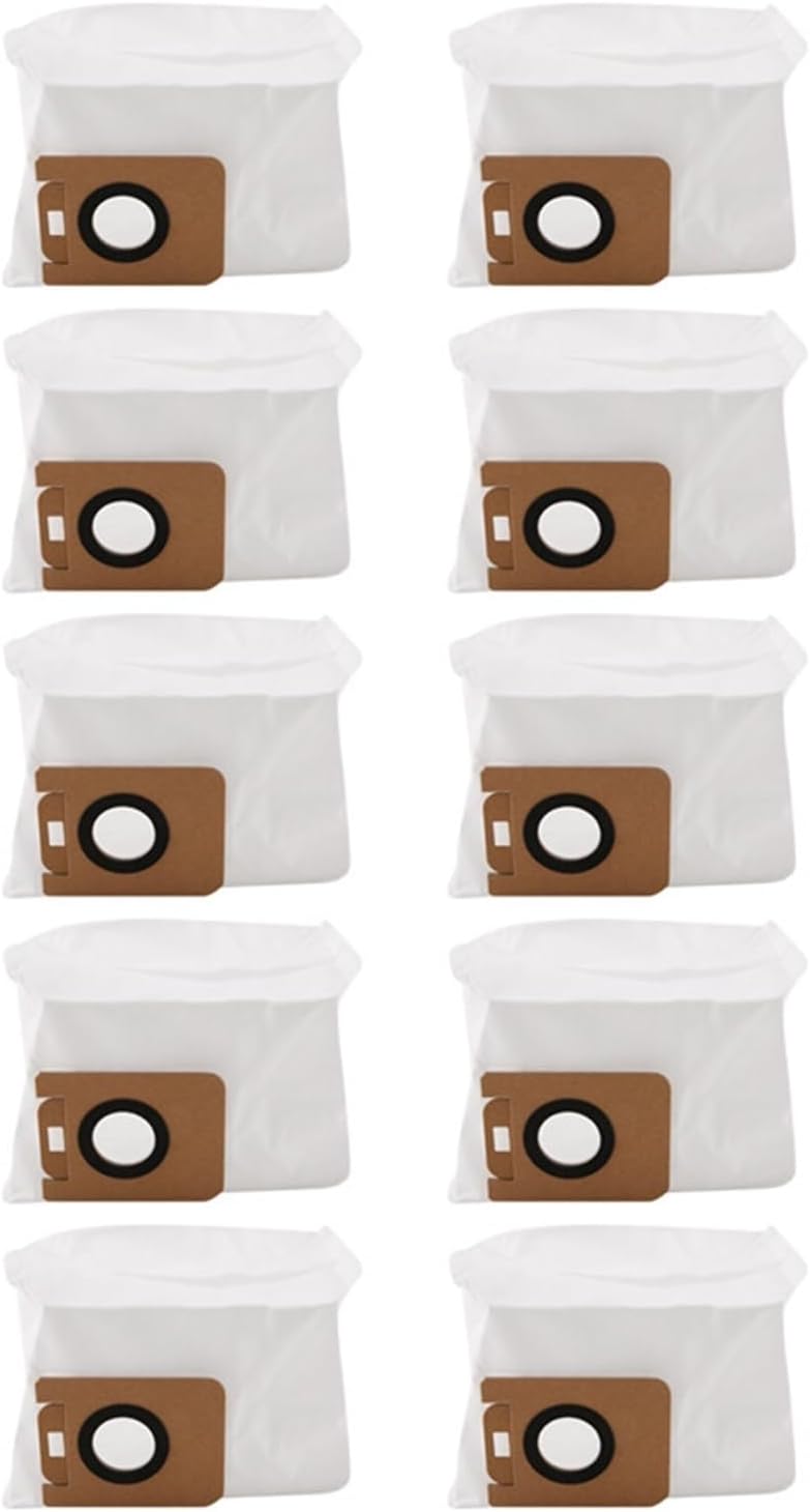 McbeAn 10Pcs Dust Bags Compatible for Dreame Bot Z10 Pro Vacuum Cleaner Spare Parts Accessories