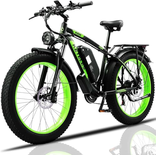 QIKAITU 26" Electric Mountain Bikes for Adults,Road Legal 25