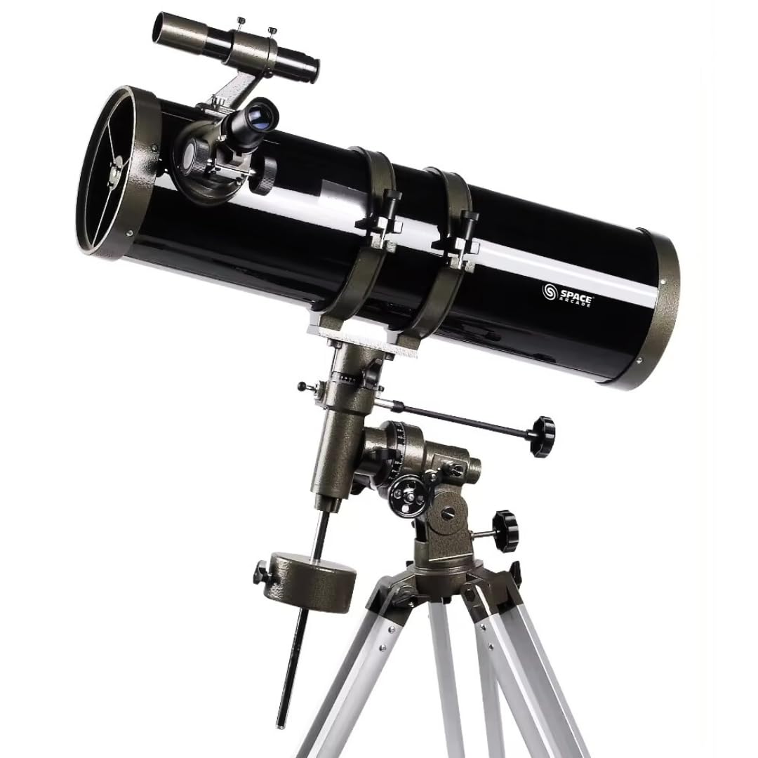 Space Voyage 130EQ Newtonian Telescope for Deep Sky Objects Galaxies Nebula, Planets, Moon and Astrophotography with Smartphone Adapter and Moon Filter-image-33
