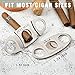 Personalized Cigar Cutter Stainless Steel Double Blade Men's Gifts Groomsmen Travel Durable Guillotine Cigar Accessories Groomsmen Engraved Name Comfortable Touch for Holiday Birthday Party