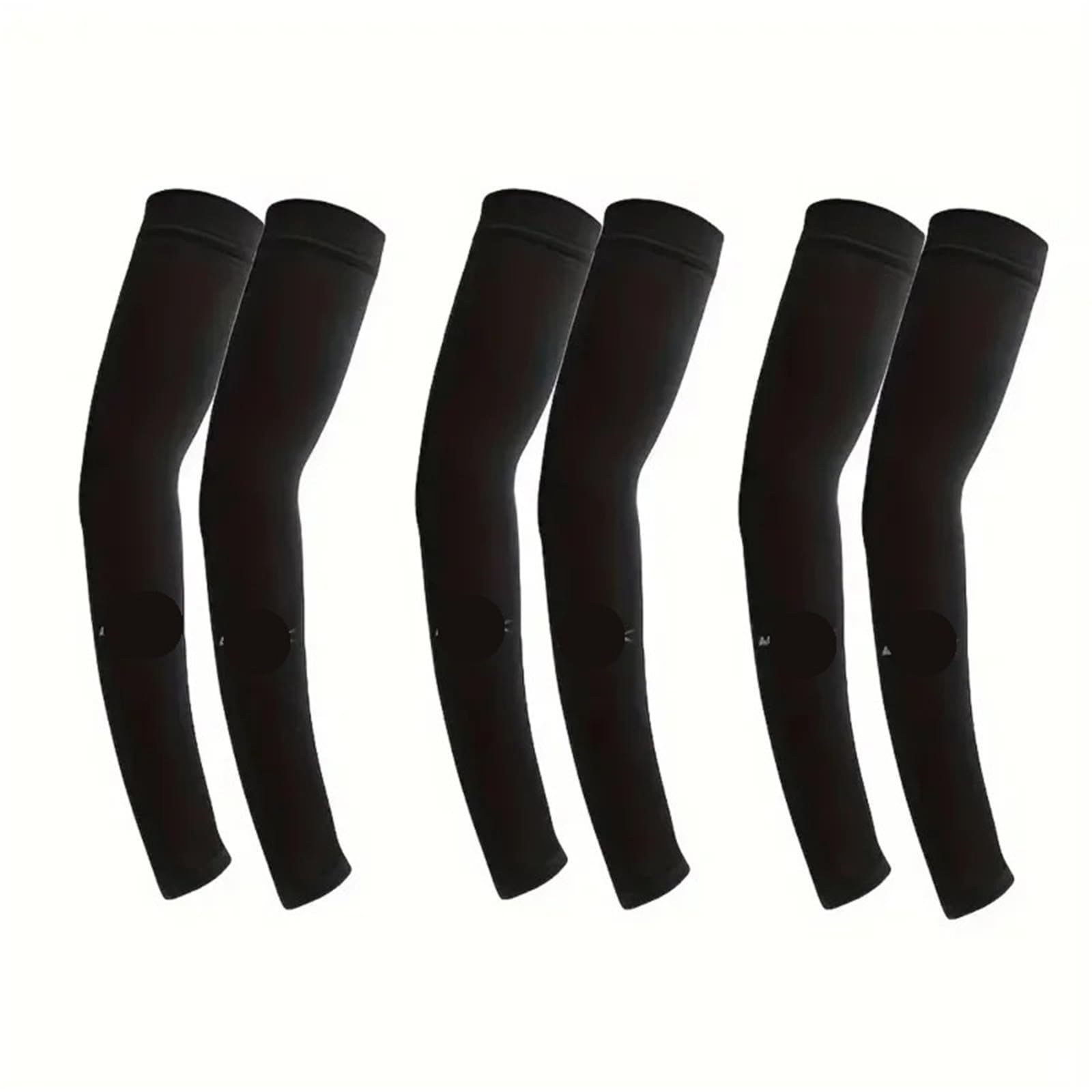 Mangas De Brazo De Seda De Hielo Unisex for Protección Solar De Verano, Guantes De Refrigeración for Ciclismo Al Aire Libre, 3 Uds.
