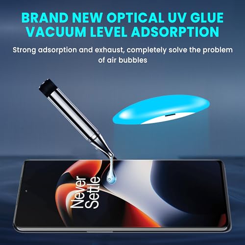 Image of ArmourPro UV Privacy Tempered Glass Screen Protector for OnePlus 11R (6.74 Inch, Pack of 2) Edge to Edge Coverage Anti-Spy /Anti-Peeping 9H Hardness