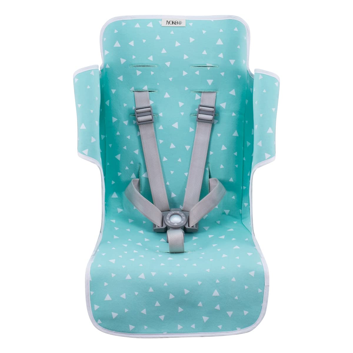 JYOKO KIDS Colchoneta para silla de paseo Compatible con Maclaren Quest, Techno, Triumph, XT, 100% Algodón (Picnic Vichy) — view 7