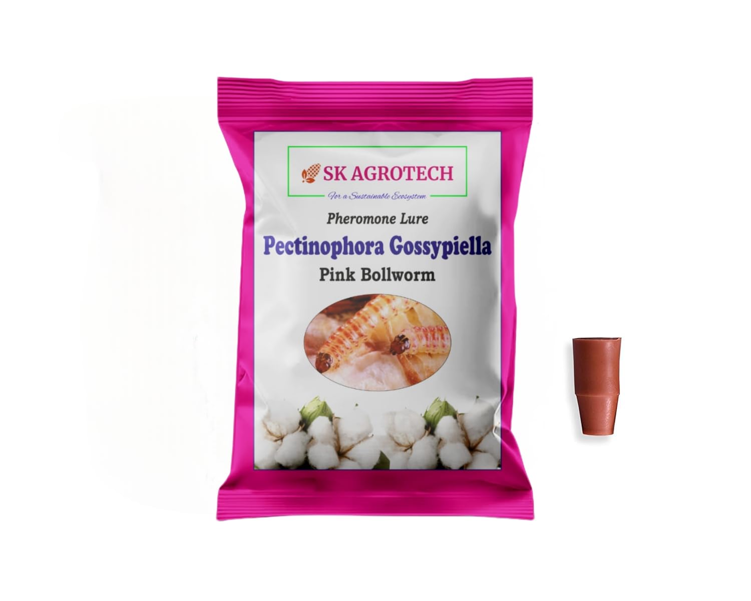Pectinophora Glossyiella- Pink Bollworm pheromone Lure Used in Cotton Crop, Lure Filed Life 45 Days (10)-image-27