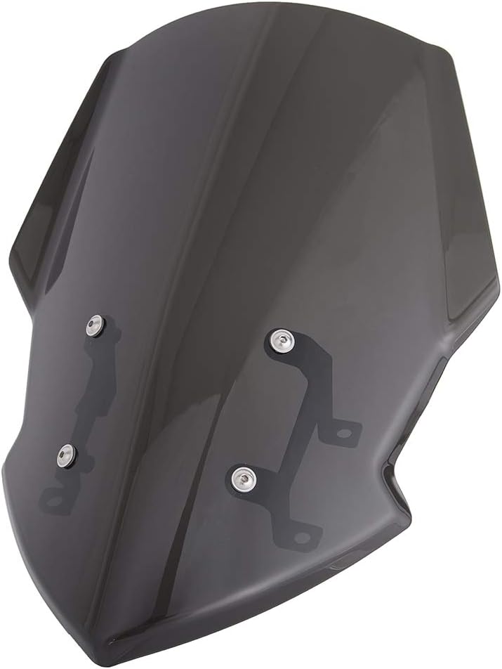 Motorcycle Windscreen Windshield Flyscreen Fairing Airflow Wind Deflectors Screen Protector for MT FZ 07 MT-07 FZ-07 MT07 FZ07 BJ Accessories 2018 2019 2020 18 19 20 (Smoke)
