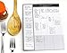 Juvale Grocery Shopping List Pad & Magnetic Notepad - 3-Pack, 7.5 x 9.5 in Brown & Gray - Fridge Magnet Grocery List & Weekly Meal Planner Notepads