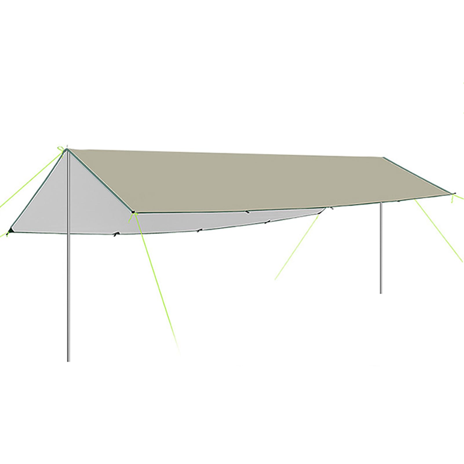 Generic Kemping Plandek, Płótno Plandek Hamak Plandeka Oxford Camping Camping Shelter, Piknik, Impreza (L)