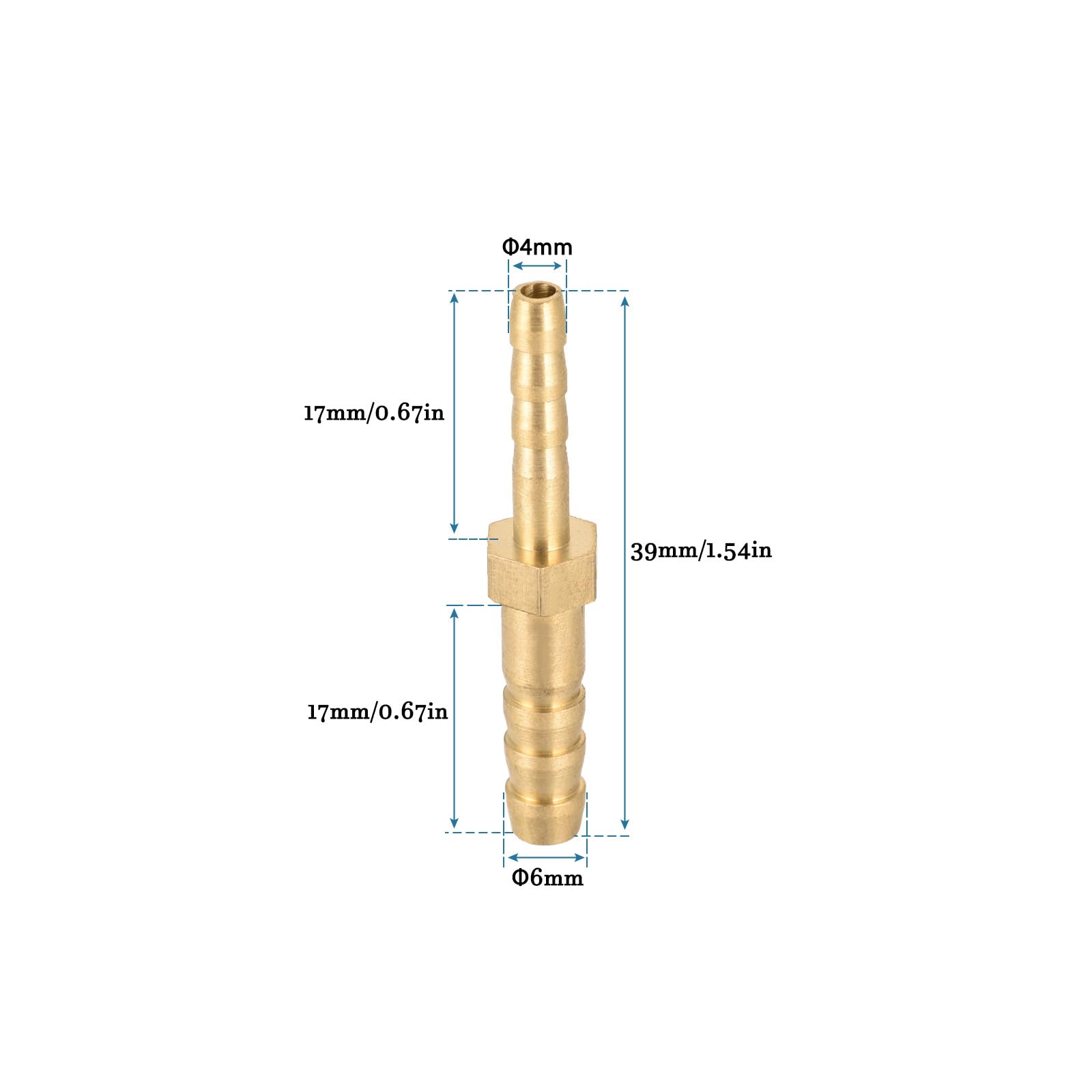 2 Adaptateurs De Tube à Eau Dorés - Laiton, Connexion Rapide Robinet/tuyau - Pour Jardin, Maison, Irrigation