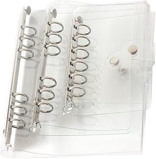 Hemoton 3 Pçs Pasta Fichário Agenda Refil Capa Planejador Refil Capa Notebook Refil Organizar Refil Pasta De Página Notebook Bolsas De Folhas Soltas Anéis Fichário Planejador Manual Capa