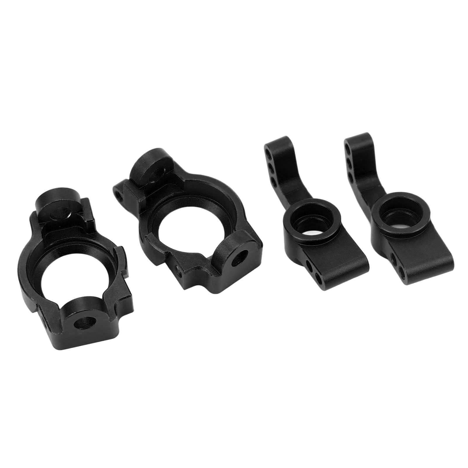KIMISS Zestaw Układu Kierowniczego Wahacza RC do ZD Racing 10 1/10, Zestaw Modernizacyjny ze Stopu Aluminium Premium Zapewniający zwiększoną wydajność (BLACK)