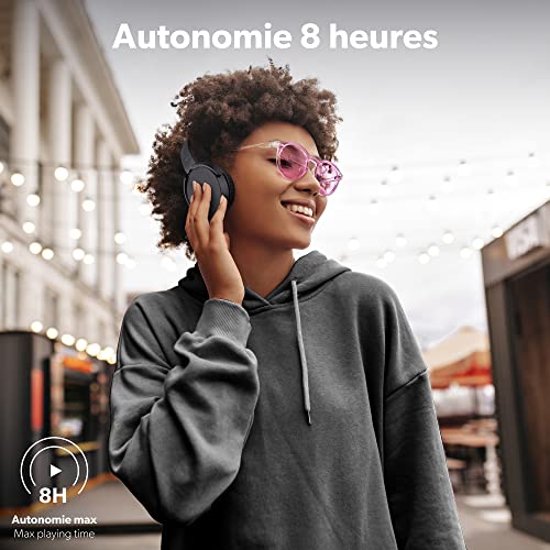 T'nb Single - Cuffie Senza Fili Bluetooth 5.0, Modello Singolo 2, 8 Ore Di Ascolto. Regolabile, Porta Jack, Confortevole, Microfono E Controlli Integrati, Per Lo Sport E Gli Allenamenti – Nero - 3