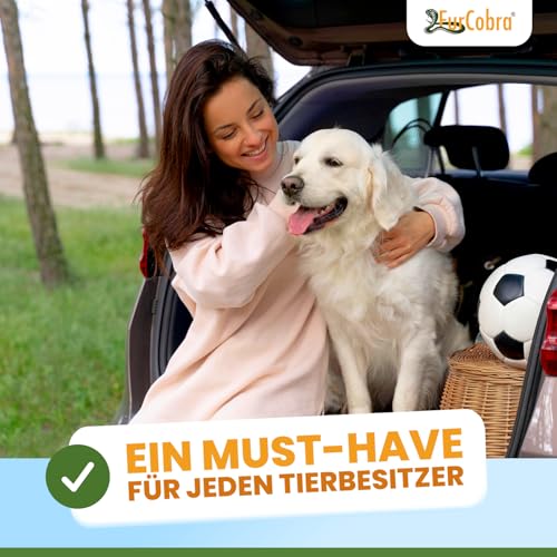 FURCOBRA Pro Tierhaarentferner Auto 4.33'' - Leichtes, kompaktes Werkzeug zur Katzen und Hundehaare Entfernen, Schaber für Bett, Couch, Teppich, Oberflächen im Haushalt - Tragbarer Pet Hair Remover