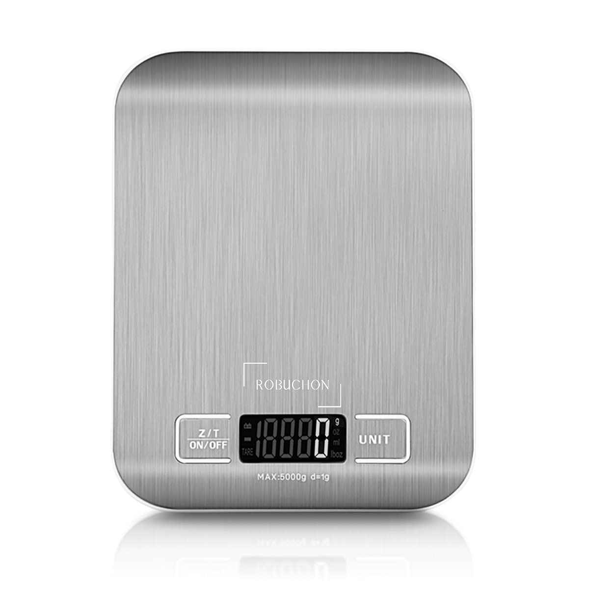 Robuchon Small Digital Food Weighing Scale – Kitchen Scale for Grams, Ounces & Liquid Measuring – Cooking Essential Scale for Weight Loss, Baby Food, Cat & Dog Food – 12 Month Warranty Guarantee