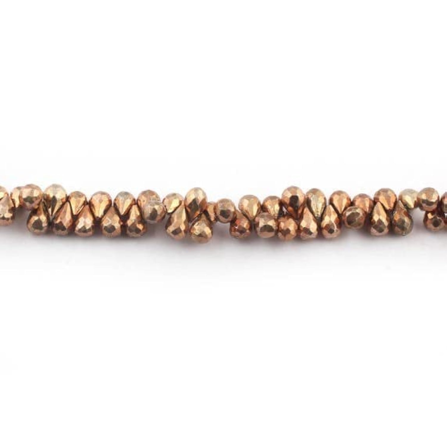 Perles pyrite de cuivre facettées LKBEADS pour éviter les bijoux ternes