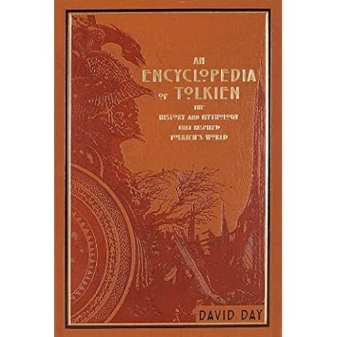 An Encyclopedia of Tolkien: The History and Mythology That Inspired Tolkien's World (Leather-bound Classics) Cover