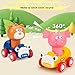 AugToy Press and Go Toy Cars for Toddlers 1-3, Animal Racing Cars Infant Baby Toys 6-9-12-18 Months, Cars Toys for 1 2 Year Old Boy Girl Gifts, One 1st First Year Old Boy Girl Birthday Easter Gifts