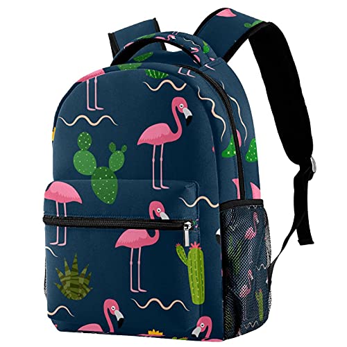 Sac à dos décontracté imprimé rayures avec grand compartiment de voyage pour femme