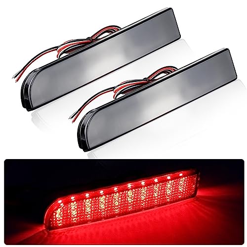 Reflector de parachoques trasero coche para Lancer Evolution X soluciona roturas de luz 3