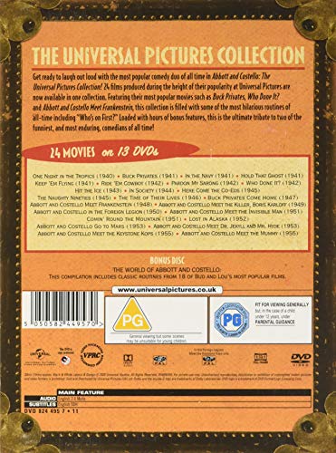 Abbott & Costello - The Collection (13-Disc Box Set) [DVD]