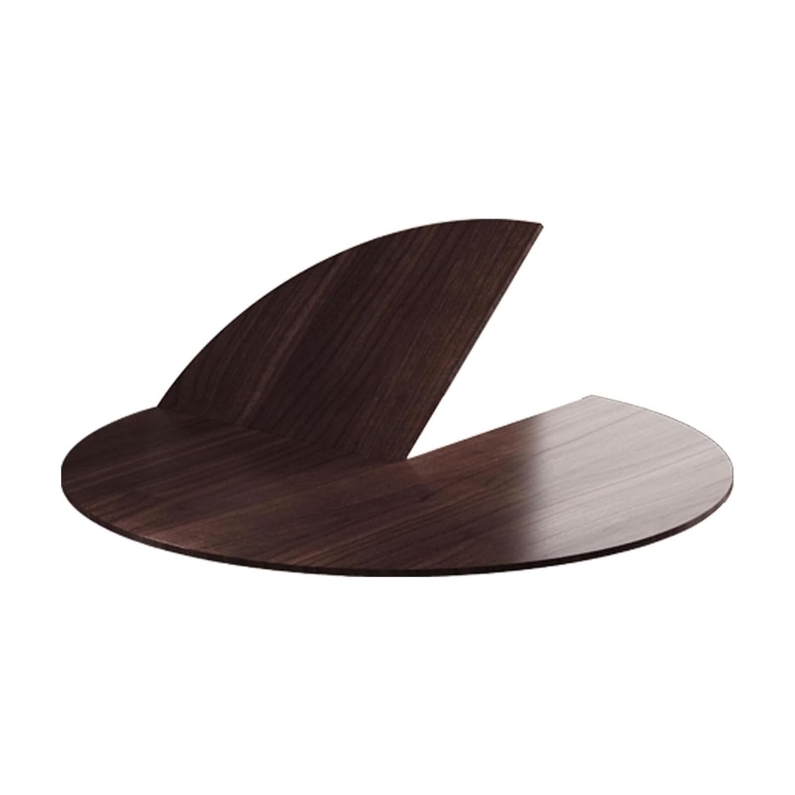 Table ronde pliable en bois pour optimiser l'espace et recevoir sans encombrer