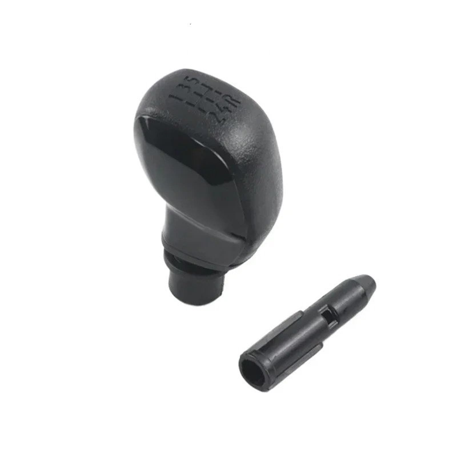 BWSDMZJQRT Car Gear Shifter Knob for Citroen C2 for C3 for C4 XsVara 5 Speed Gear Shift Knob(Black)