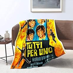 YLFC Couvre-lit Couverture Groupe Rock Britannique Imprimer Couvre-lit Voyage Camping CouvertureThe Beatles Bed Blanket Fluffy John Winston Lennon 120x150cm - Les Beatles, Paul McCartney, John Lennon, RIngo Starr, George Harrison