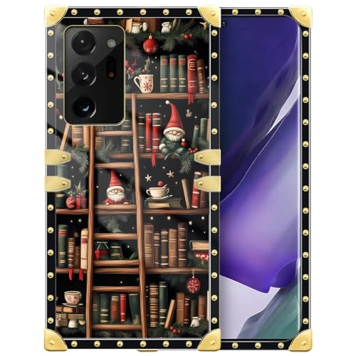 Coque TPU Samsung Note 20 Ultra protection silicone motif de Noël or et rouge