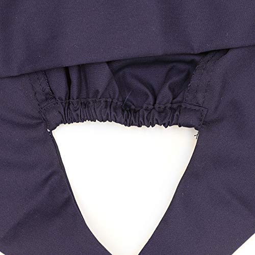 CHUANGLI 3Pcs Gourd-Shaped Working Caps with Upgrade Sweatband Adjustable Bouffant Hats Headwear - Women/Men (A02# Black Navy Blue)
