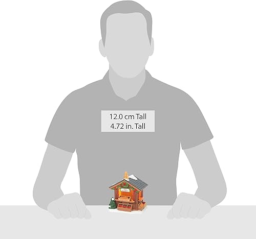 Miniatura 5 de Department 56 Dickens Village Market - Soporte de frutas iluminado para edificio, 4.8 pulgadas, multicolor