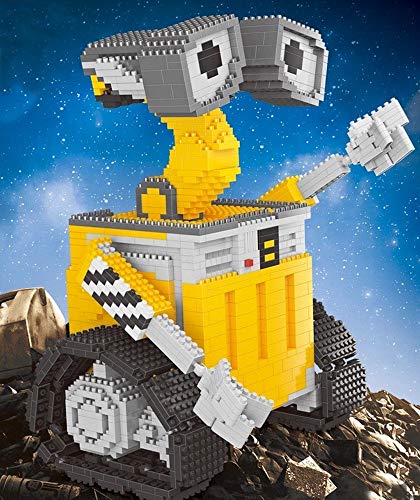 Brigamo Bausteine Roboter, Müllroboter Figur, 1701 Klemmbausteine, Nano Blocks – Bild 5