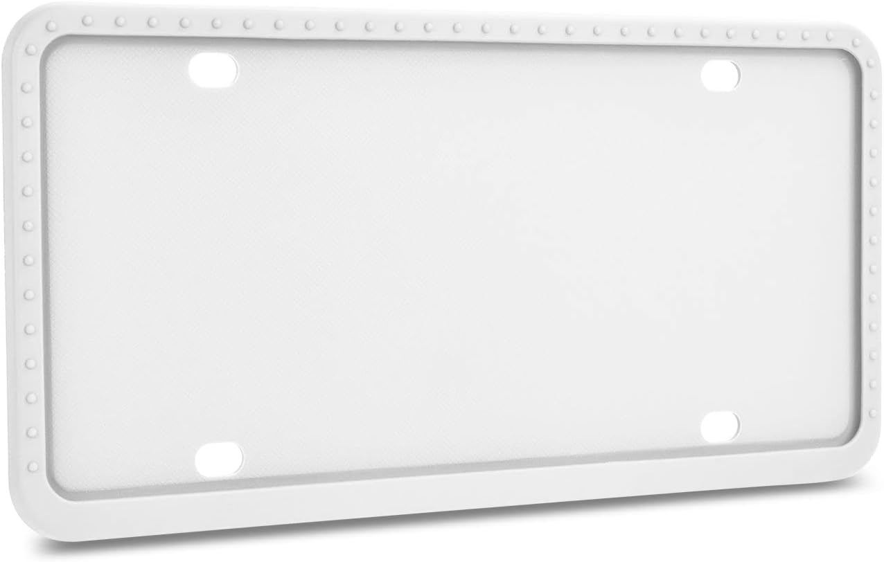 CROWATTS Silicone License Plate Frames,License Plate Holder