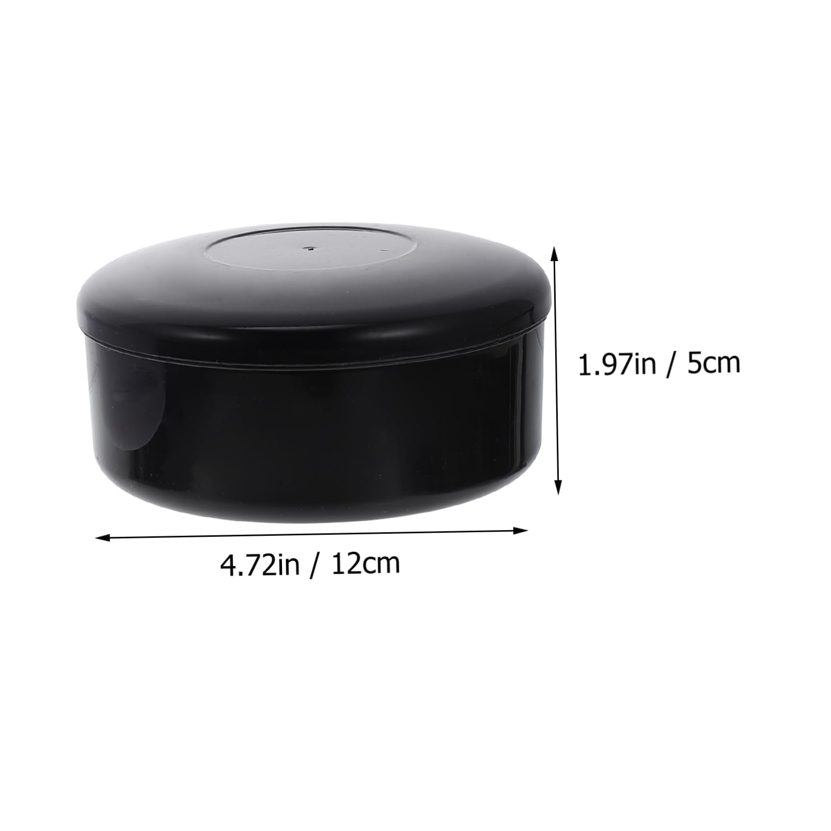 HANABASS 4boxes Go Chess Pieces Storage Black White Chess Jar Container Compact Design for