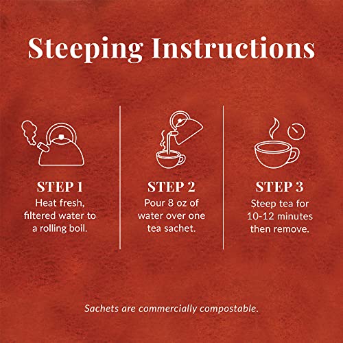 The Republic Of Tea - Theo And Thea Bananas Foster Full-Leaf Black Tea, 14 Pyramid Sachets, Low Caffeine #TOP6