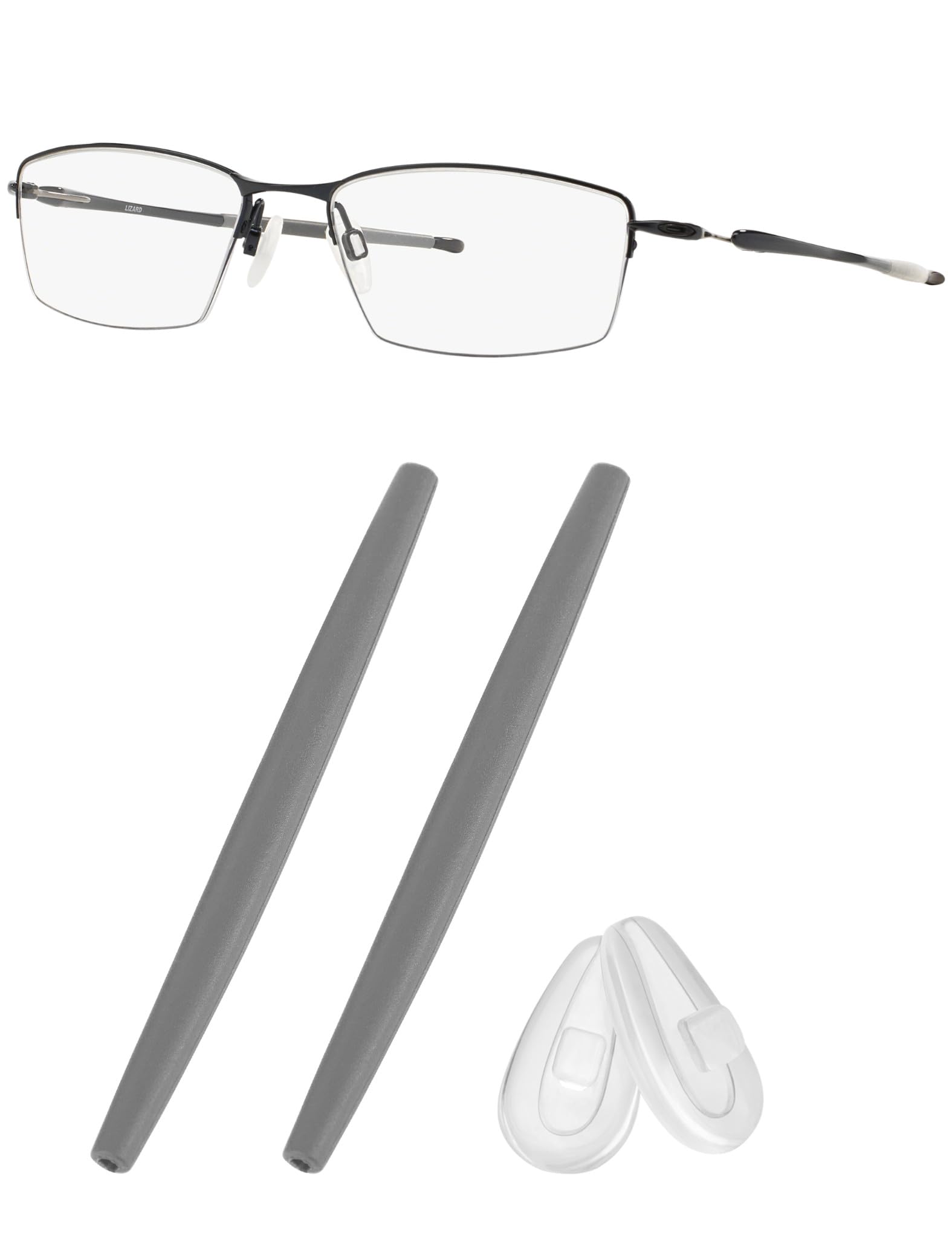 Replacement Earsocks &amp; Nosepieces Rubber Kits for Oakley Lizard OX5113 / OX5120 Eyeglasses