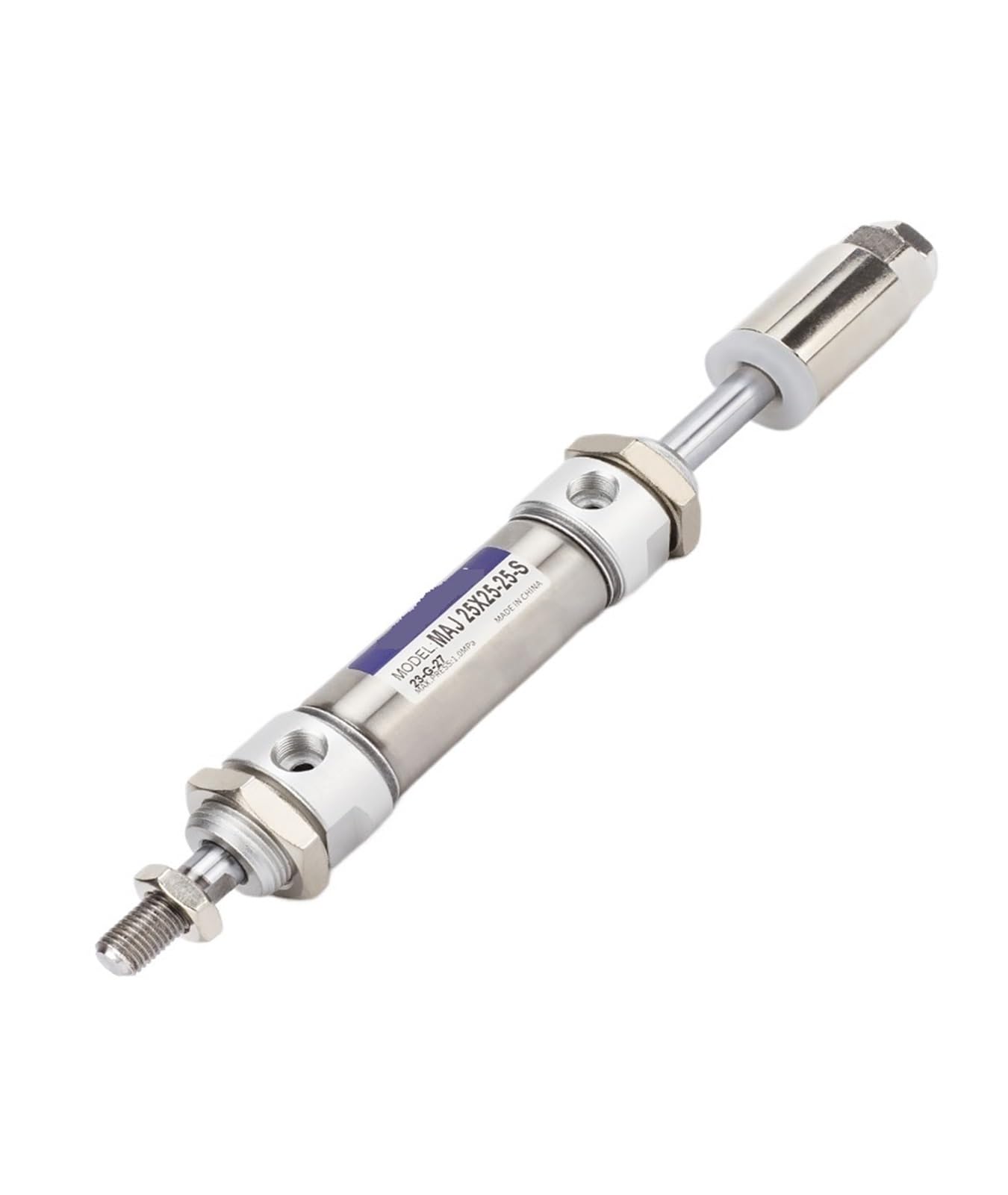 Vérin pneumatique inox MAJ 32x25 haute résistance pour usine