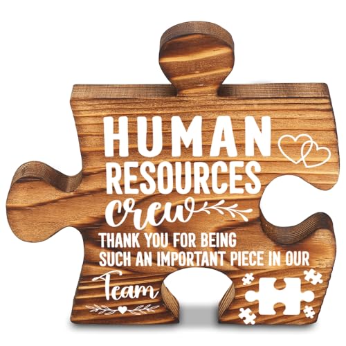 Human Resources Appreciation Gift HR Team Gift Employee Recognition Gift Office Desk Decor Thank You Team Member Plaque Inspirational Workplace Decor Decorative Signs & Plaques-LMP45